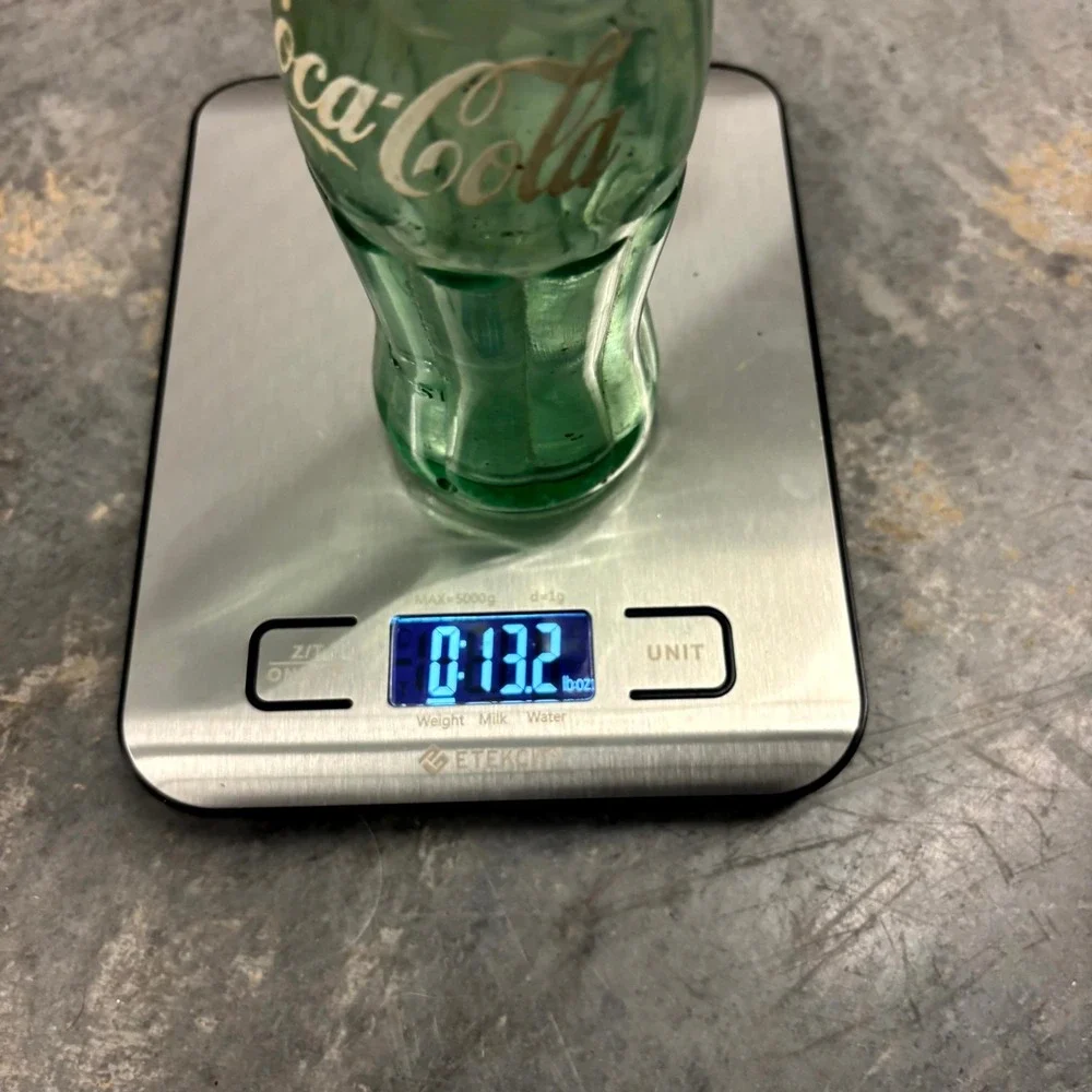 Vintage Coca-Cola ACL Hobbleskirt 6.5 oz Glass Bottle Wilkes-Barre PA Green